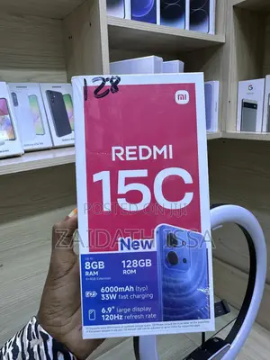New Xiaomi Redmi 15C 4G 128 GB Black