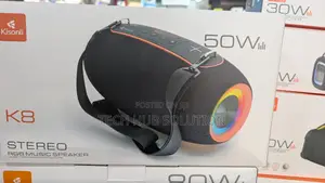 Kisonli 50w Portable Bluetooth Speaker – Loud Powerful Sound