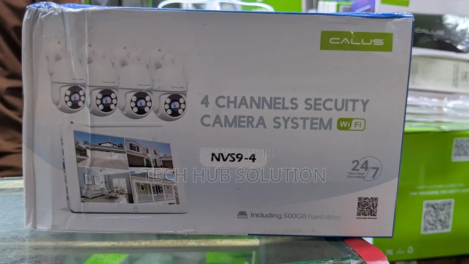 Calus Nvs9-4 4-Channel Security Camera System – Complete CCTV Kit