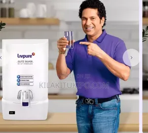 Livpure Water Filter for Any Water Sources Glitz Silver Ro+Fu+Mineral