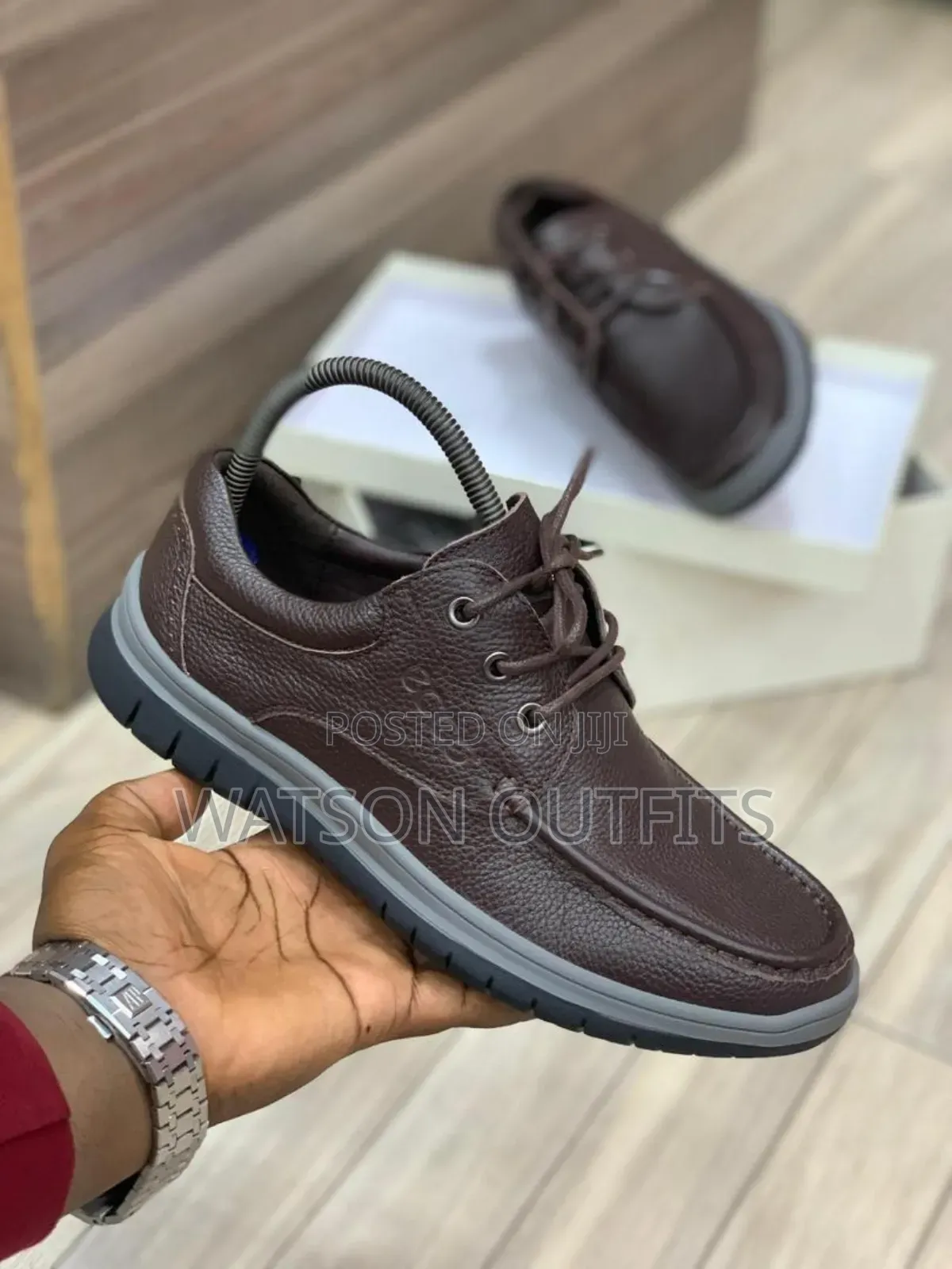 Ecco Brand New Men's Leather Classic Shoes Well Worn