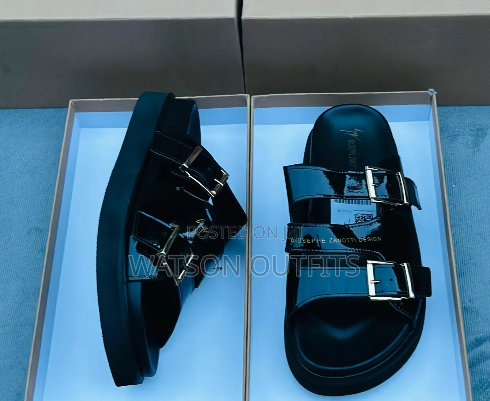 Alexander McQueen and Giuseppe Zanotte Brand Men's New Sandals