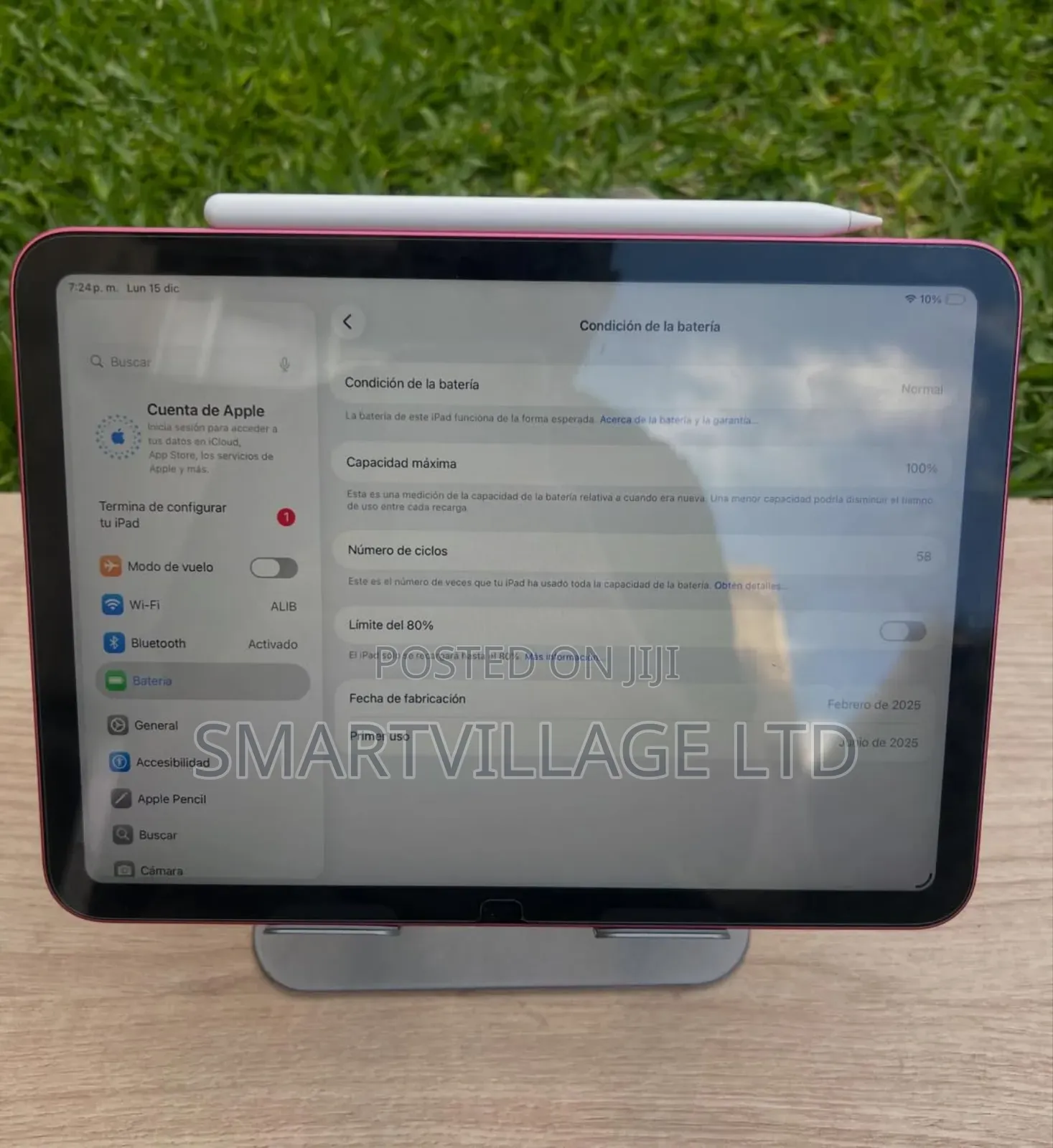 New Apple iPad (2025) 128 GB Pink