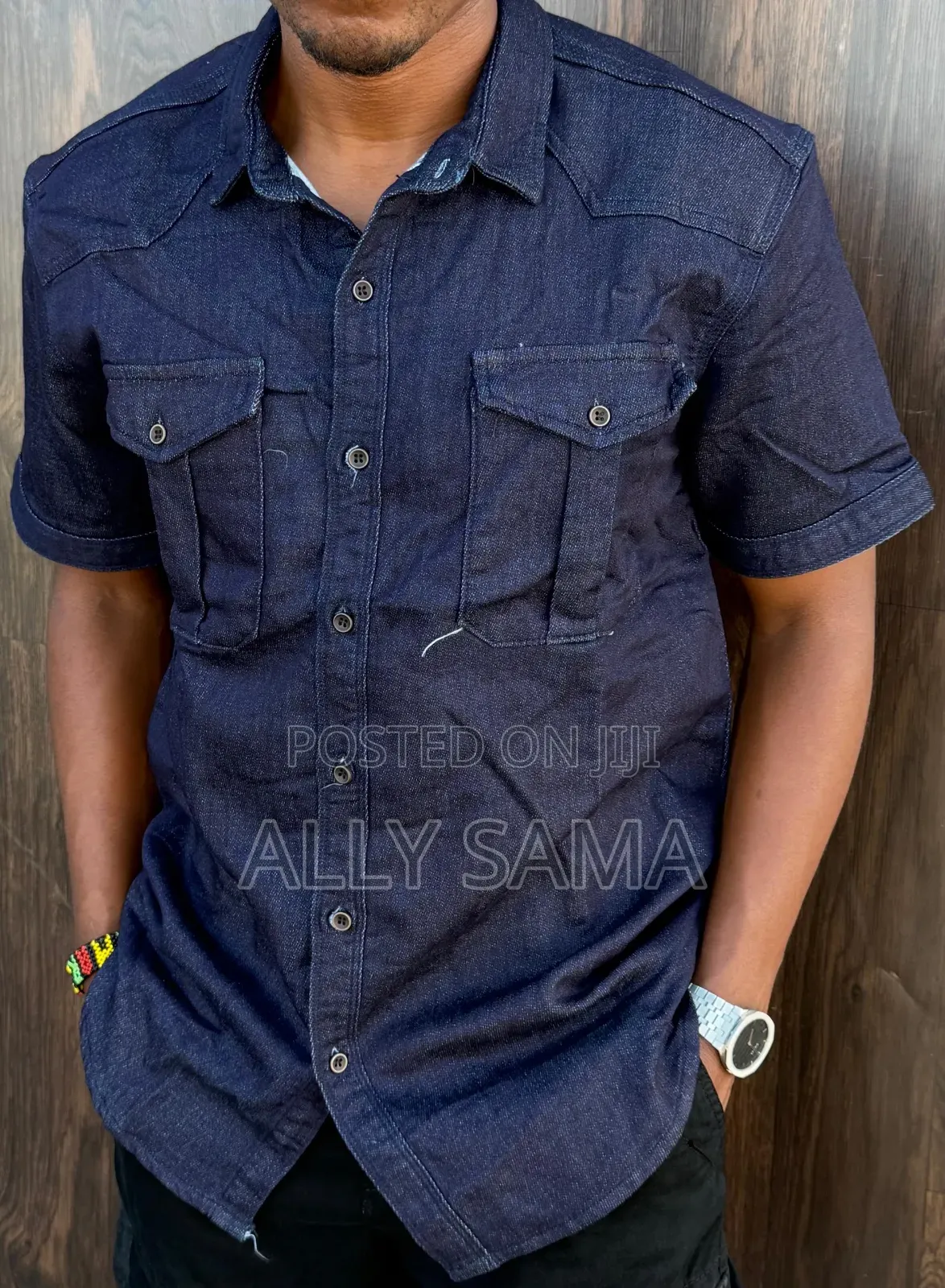 Men's Shirt Double Pockets Quality