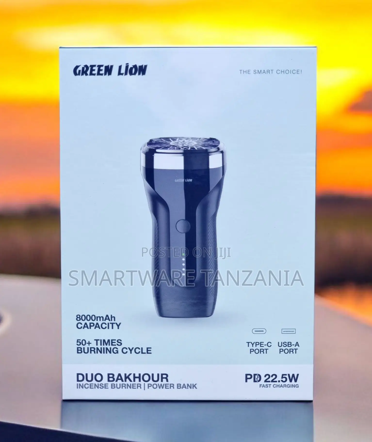 Green Lion Duo Bakhour 8000mah - Incense Burner Power Bank