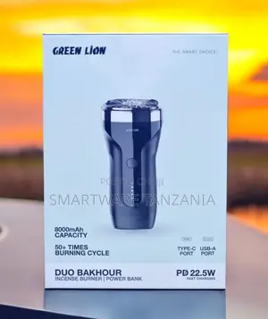 Green Lion Duo Bakhour 8000mah - Incense Burner Power Bank