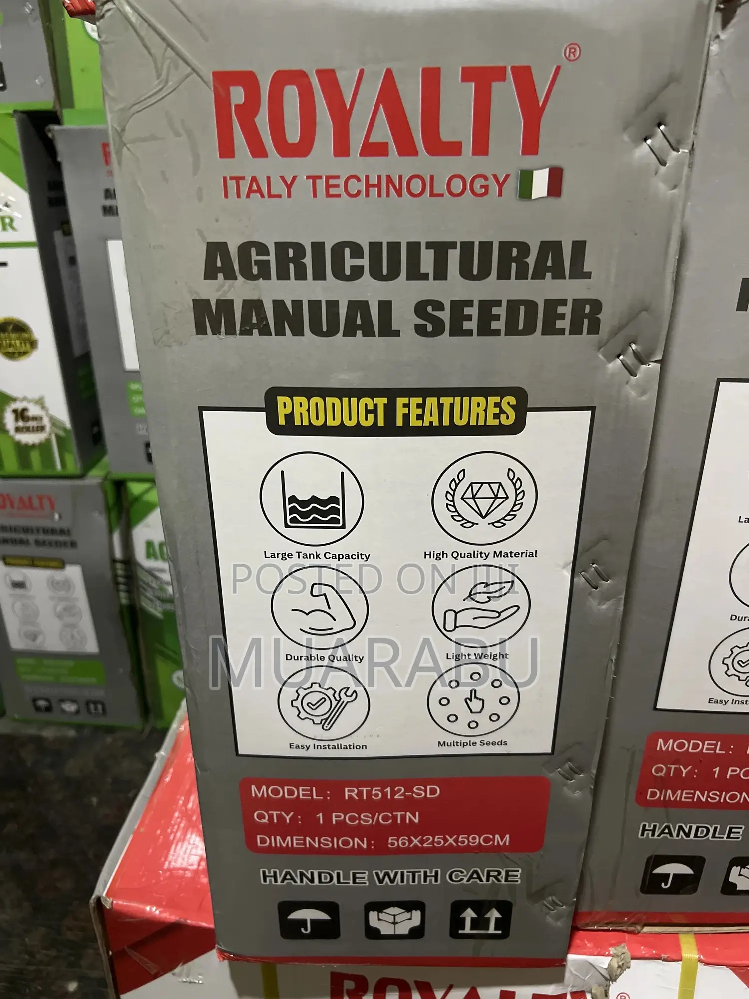 Royalty – Agricultural Manual Seeder