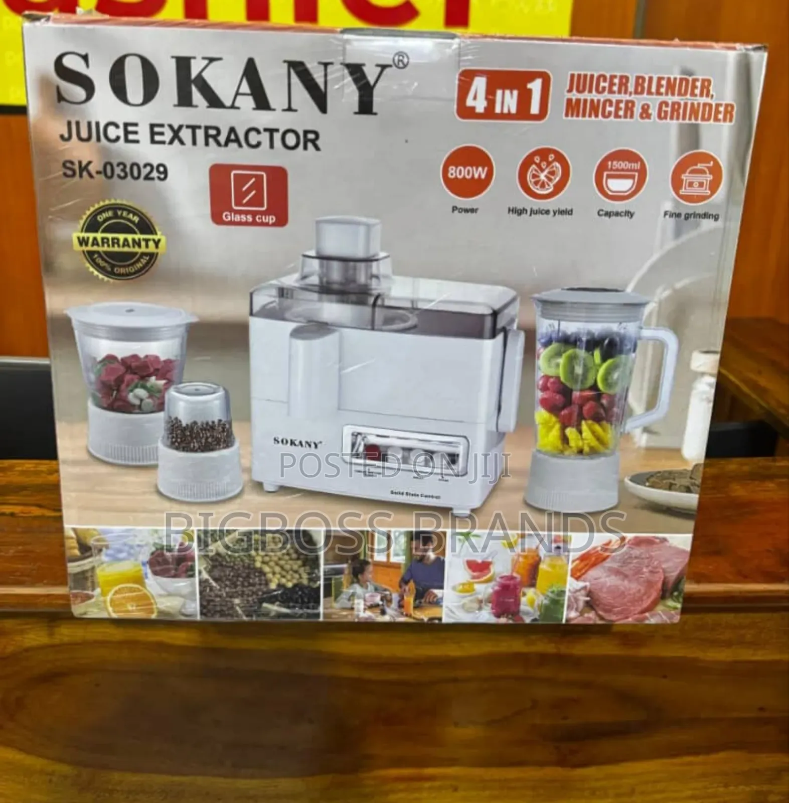 Sokany 4 in 1 Juice Extractor