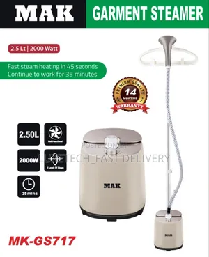 Mak Mk-Gs717 Multi-Functional Garment Steamer 2.5-Liters