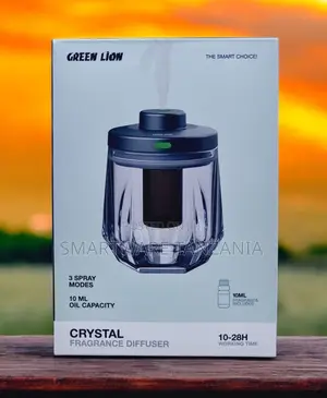 Green Lion Crystal Fragrance Diffuser 3 Spray Modes 10-28h Runtime