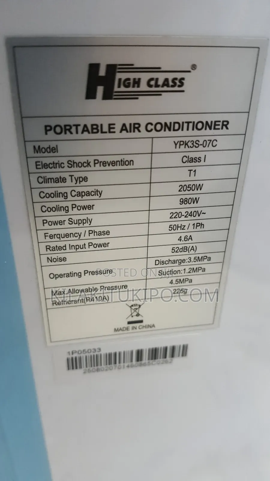2050w Cooling Portable Air Condition