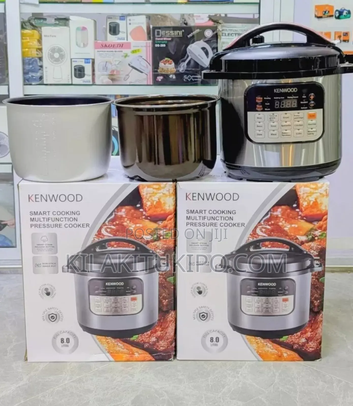 2pots Kenwoon Pressure Cooker 8l