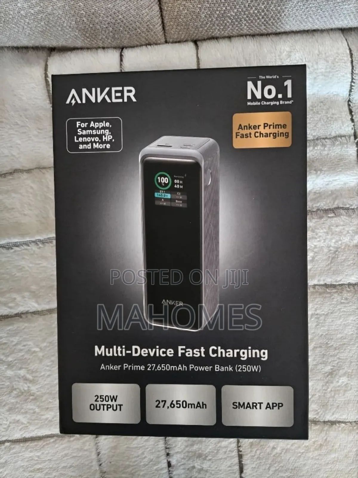 Anker Prime 27,650mah Powerbank (250 Watts)