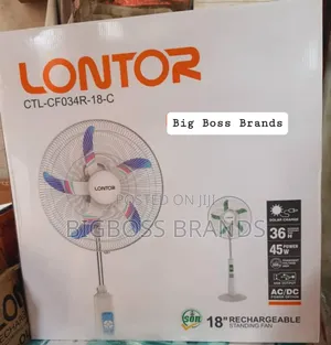Lontor Rechargeable Fan 18 Size