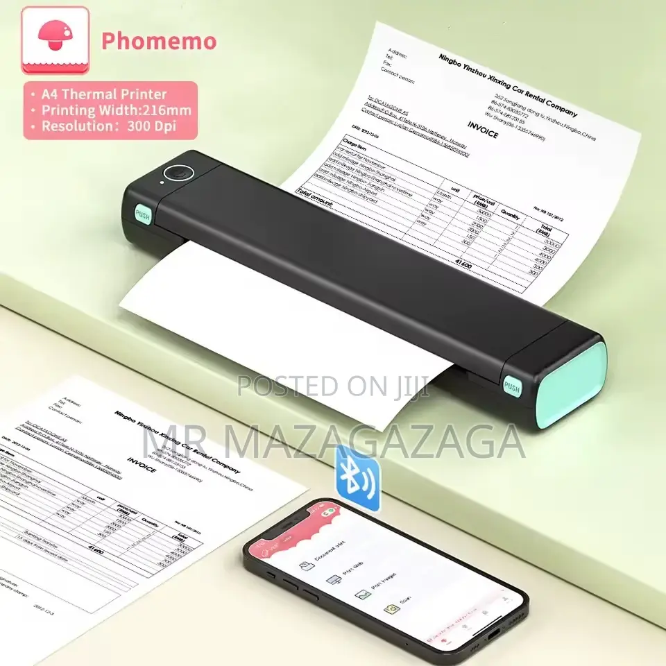 Portable Printer - Phomemo M08f A4 Printer