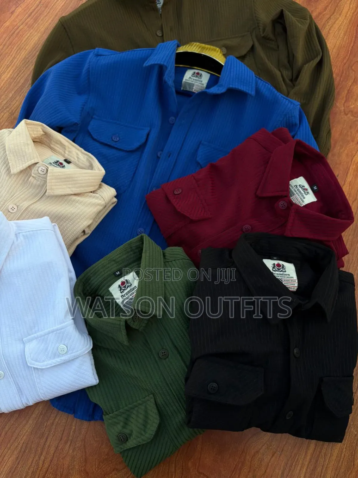 Men's New and Original Shirts Double Pockets Perfection With Casual