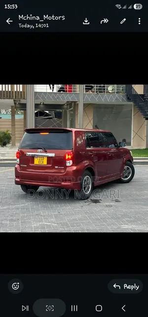 Toyota Corolla Rumion 2010 Maroon