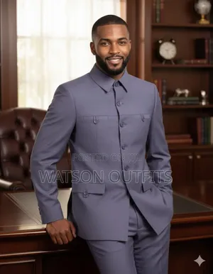 Gray Colour Turkey Made or Turkey Origin Men's Safari Suits