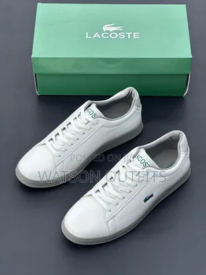 Lacoste Brand 4 Colours Men's Leather Shoes New and Original