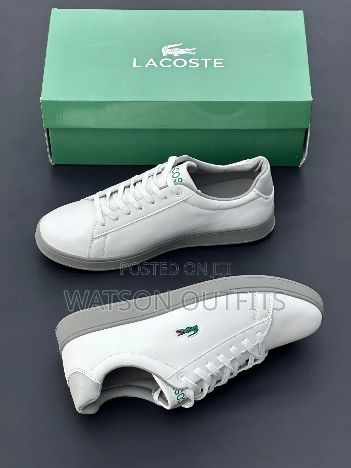 Lacoste Brand 4 Colours Men's Leather Shoes New and Original