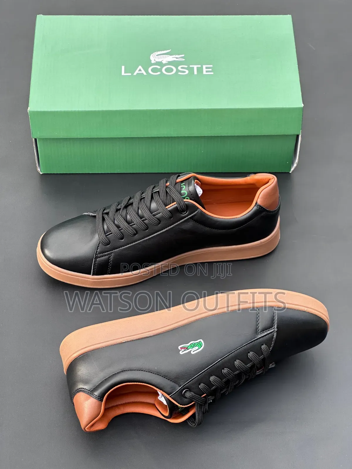 Lacoste Brand 4 Colours Men's Leather Shoes New and Original