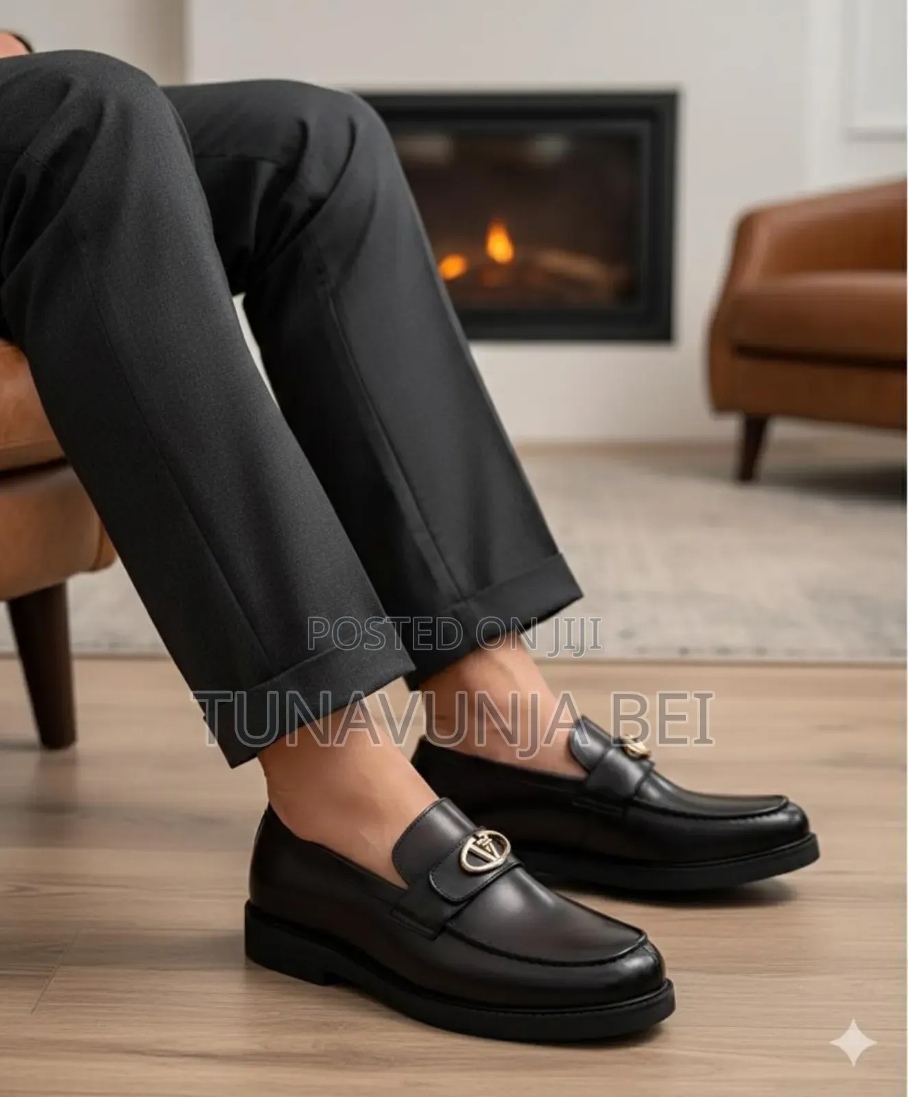 Valentino Leather Shoes Moccains 