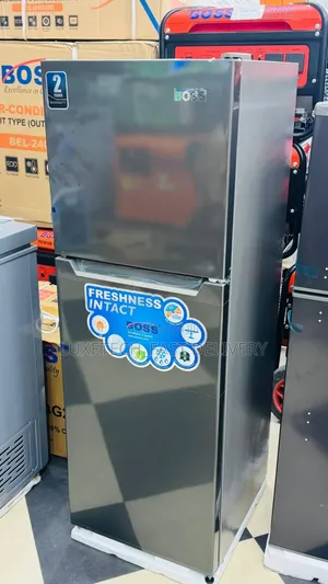 Boss Double-Door Fridge 128-Liters