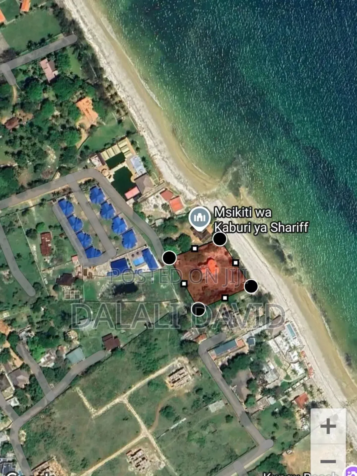 Beach Plot for Sale at Bahari Beach