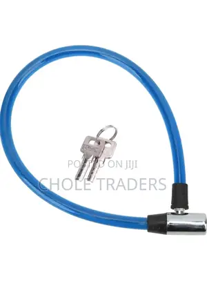 Key Type Anti Theft Bicycles / Motorcycles Cable Locks