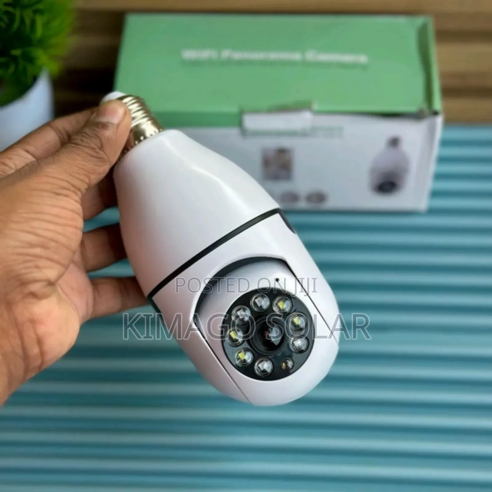 Smart PTZ Light Bulb Camera 360° Control Kwa Simu Yako