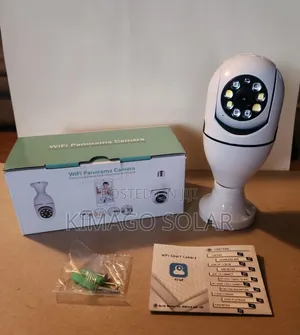 Camera Ya Taa PTZ Wifi Panoramic 360° Indoor Smart Security Bulb
