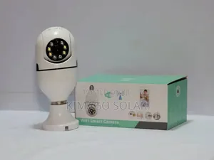 Smart Bulb PTZ Camera Wifi 360° Full View, Two Way Audio