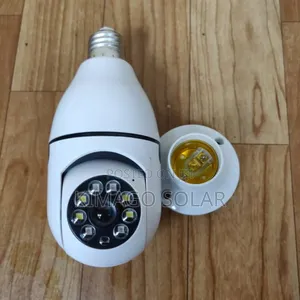 360° PTZ Bulb Wifi Camera E27 Motion Tracking Na Alerts