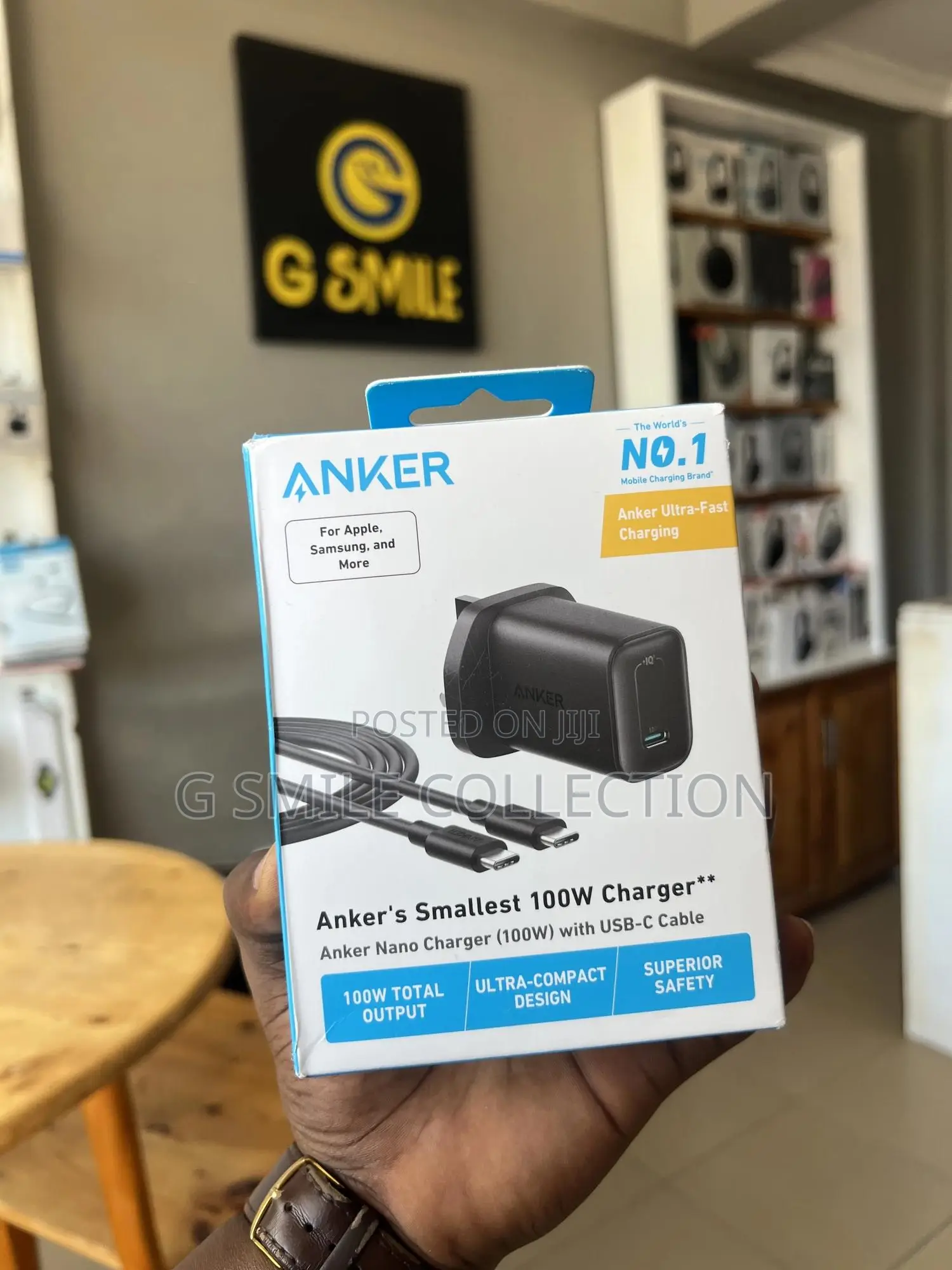 Anker Nano Charger (100w) With Usb-C Cable
