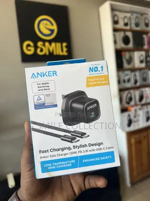 Anker Zolo 30w Charger With Usb-C Usb-C Cable