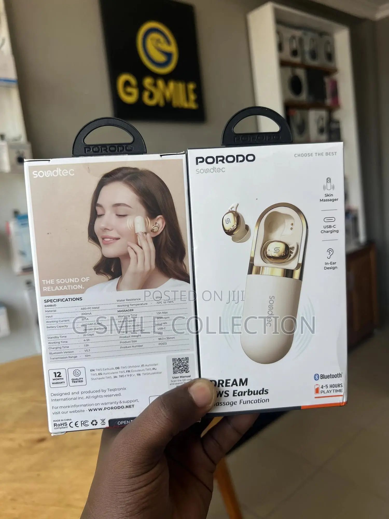 Porodo Soundtec Dream TWS With Massager