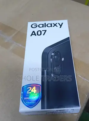 New Samsung Galaxy A07 4G 128 GB Black
