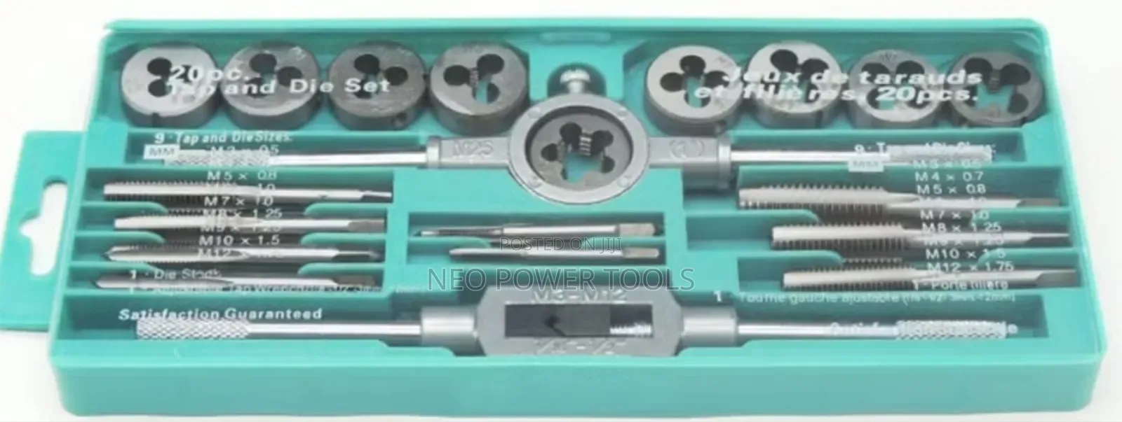 Tap and Die Set 20pcs