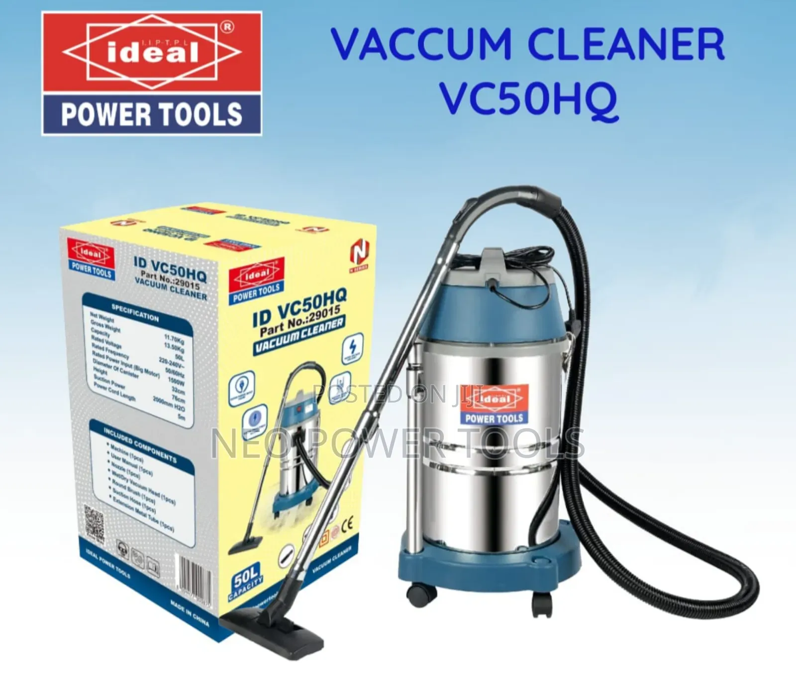 Vacuum Cleaner 50l