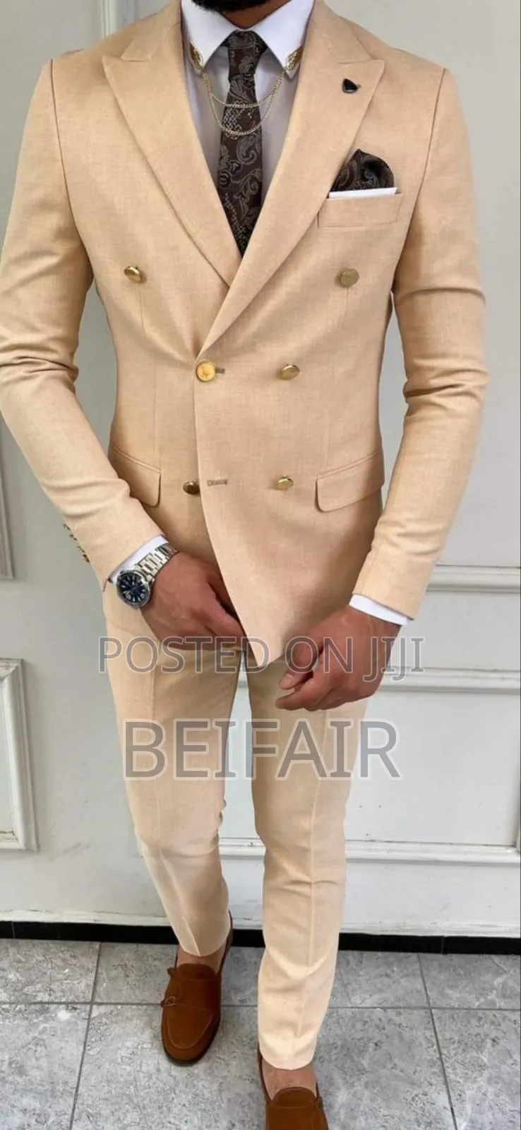 Khaki Chengachenga Suit