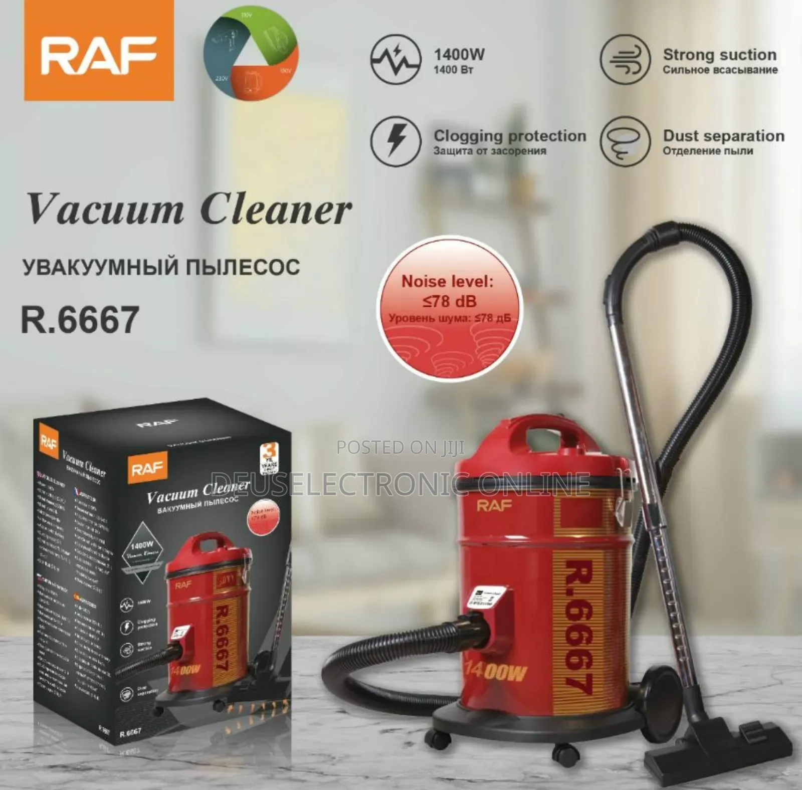 Raf Electric Vaccum Cleaner