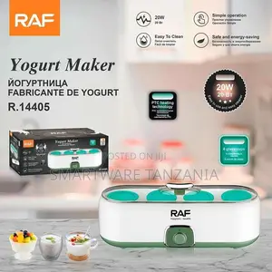 Raf Yogurt Maker R.14405 20w 4 Glass Cups Ptc Heating Automatic