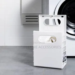Foldable, Wall-Mounted Laundry Basket