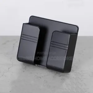 Wall-Mounted Mobile Phone and Remote Control Holder