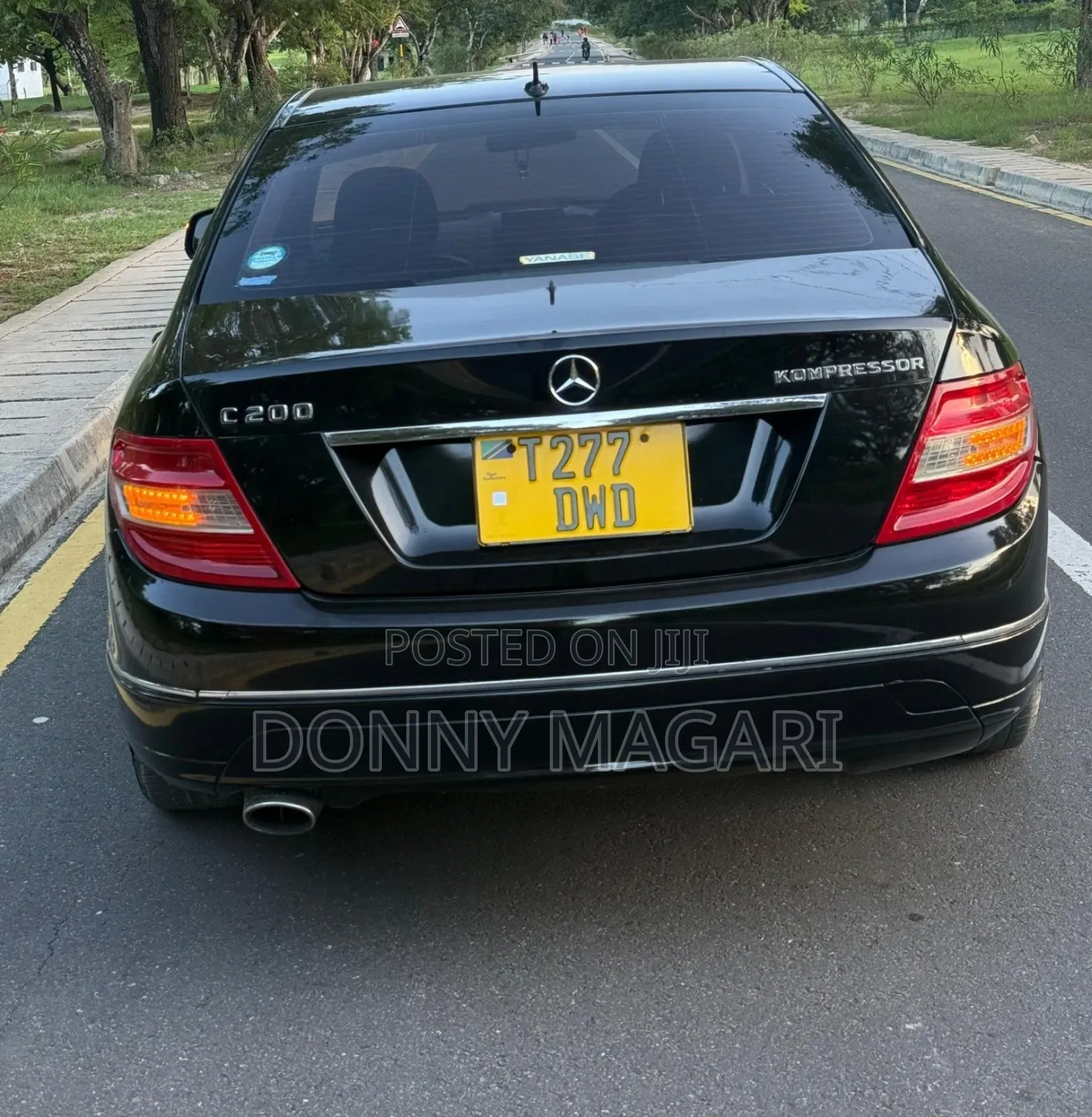 Mercedes-Benz C200 2008 Black