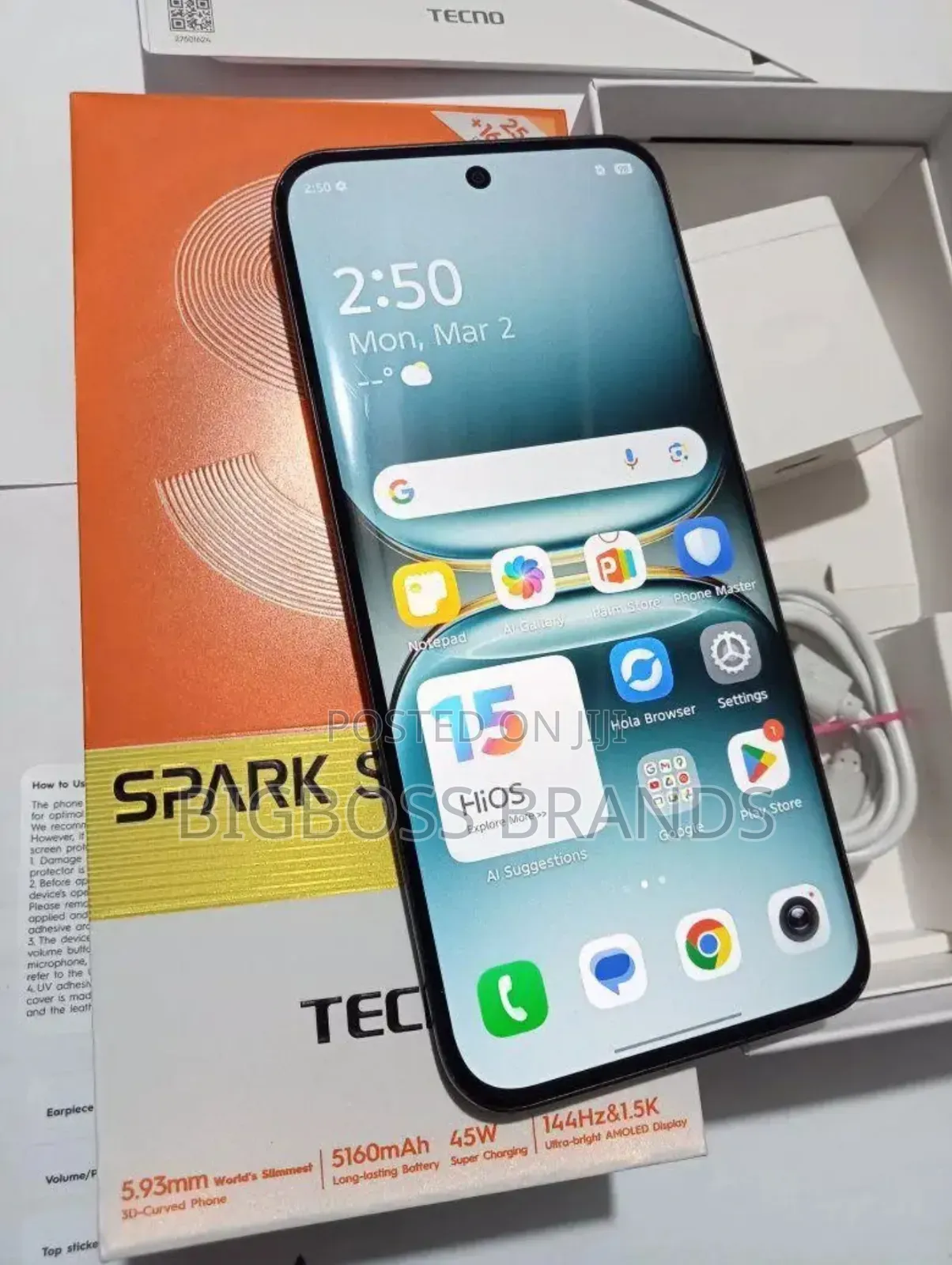 New Tecno Spark Slim 256 GB