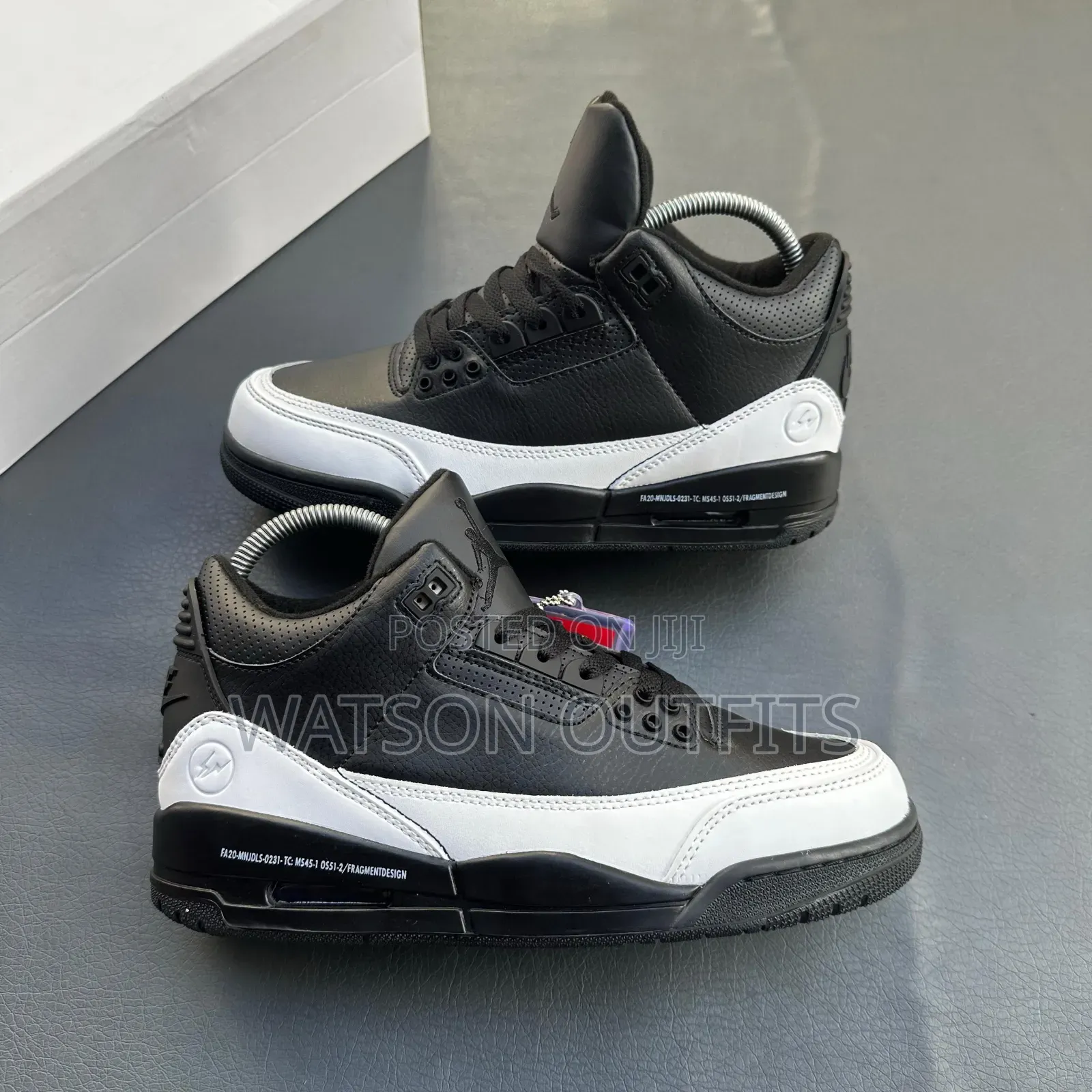 Men's Leather Shoes Air Jordan 3 and Brand New Very Stylish