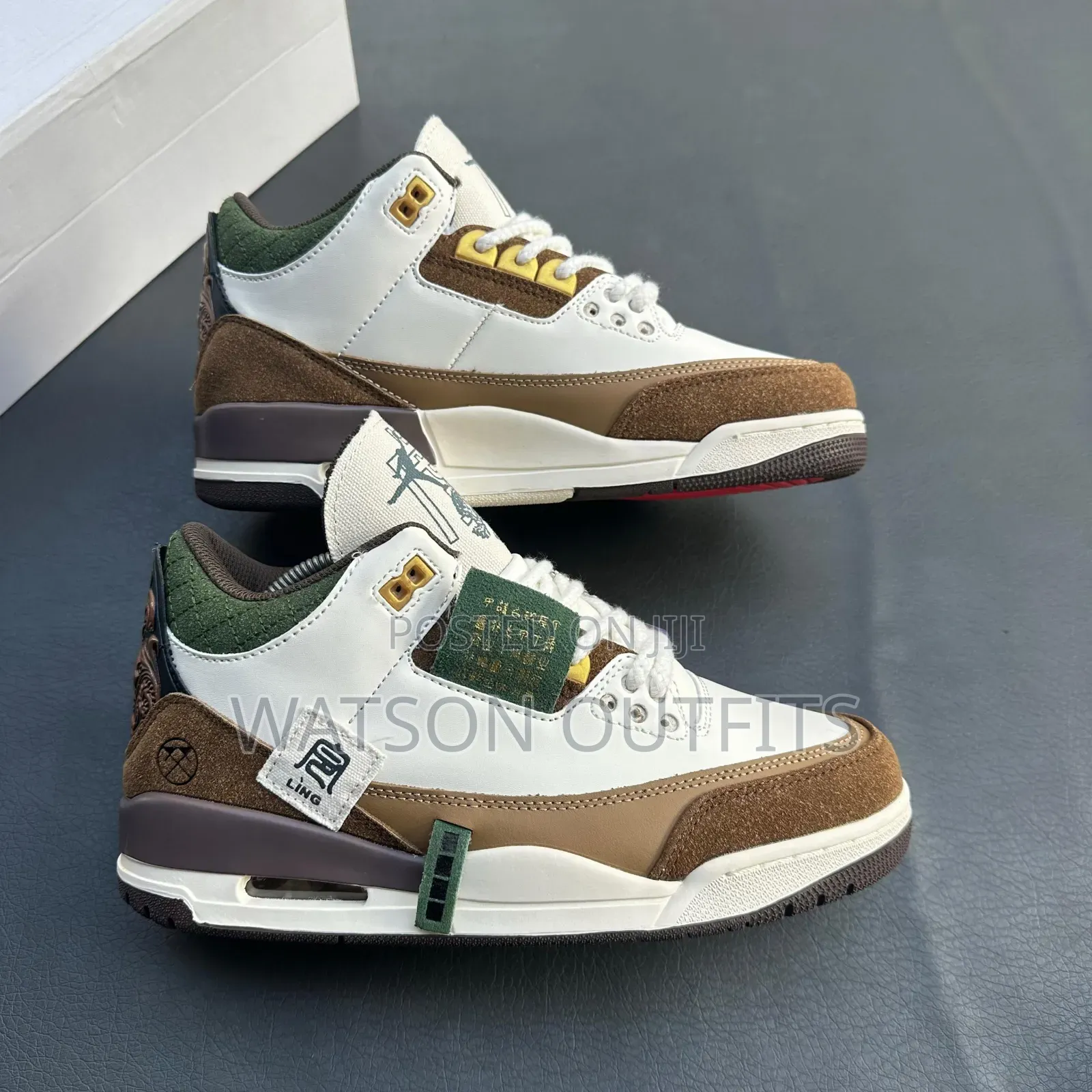 Men's Leather Shoes Air Jordan 3 and Brand New Very Stylish
