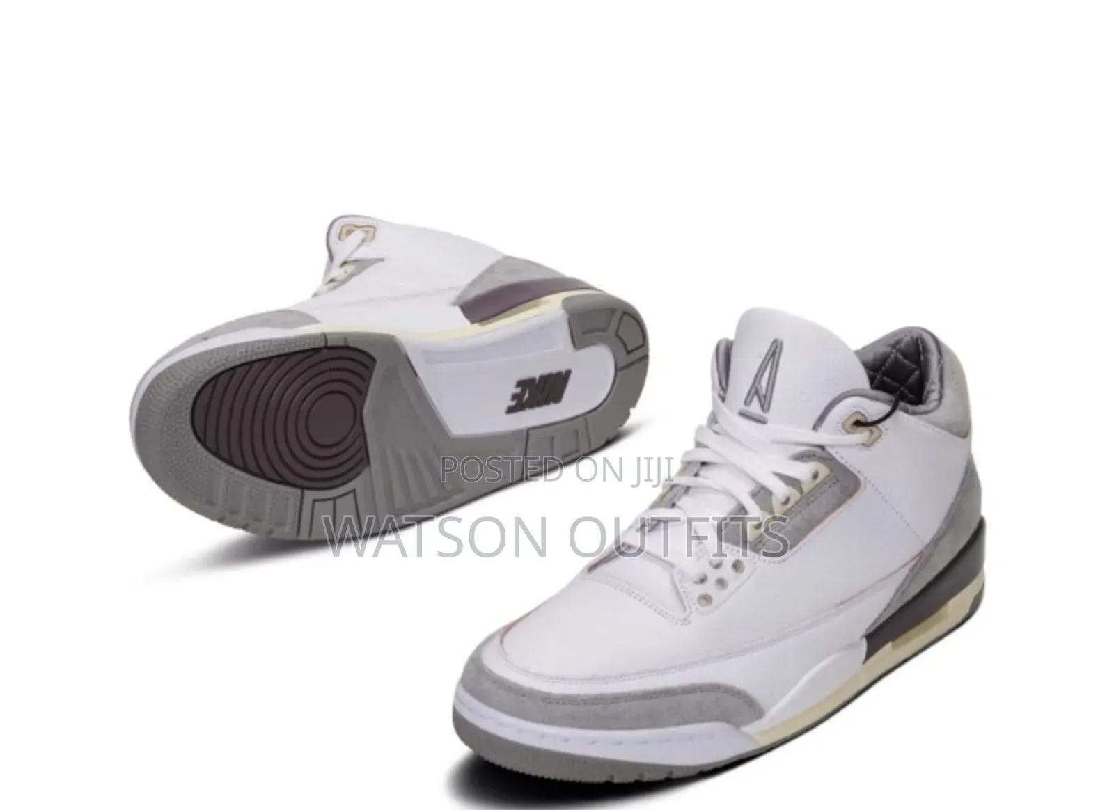 Men's Leather Shoes Air Jordan 3 and Brand New Very Stylish