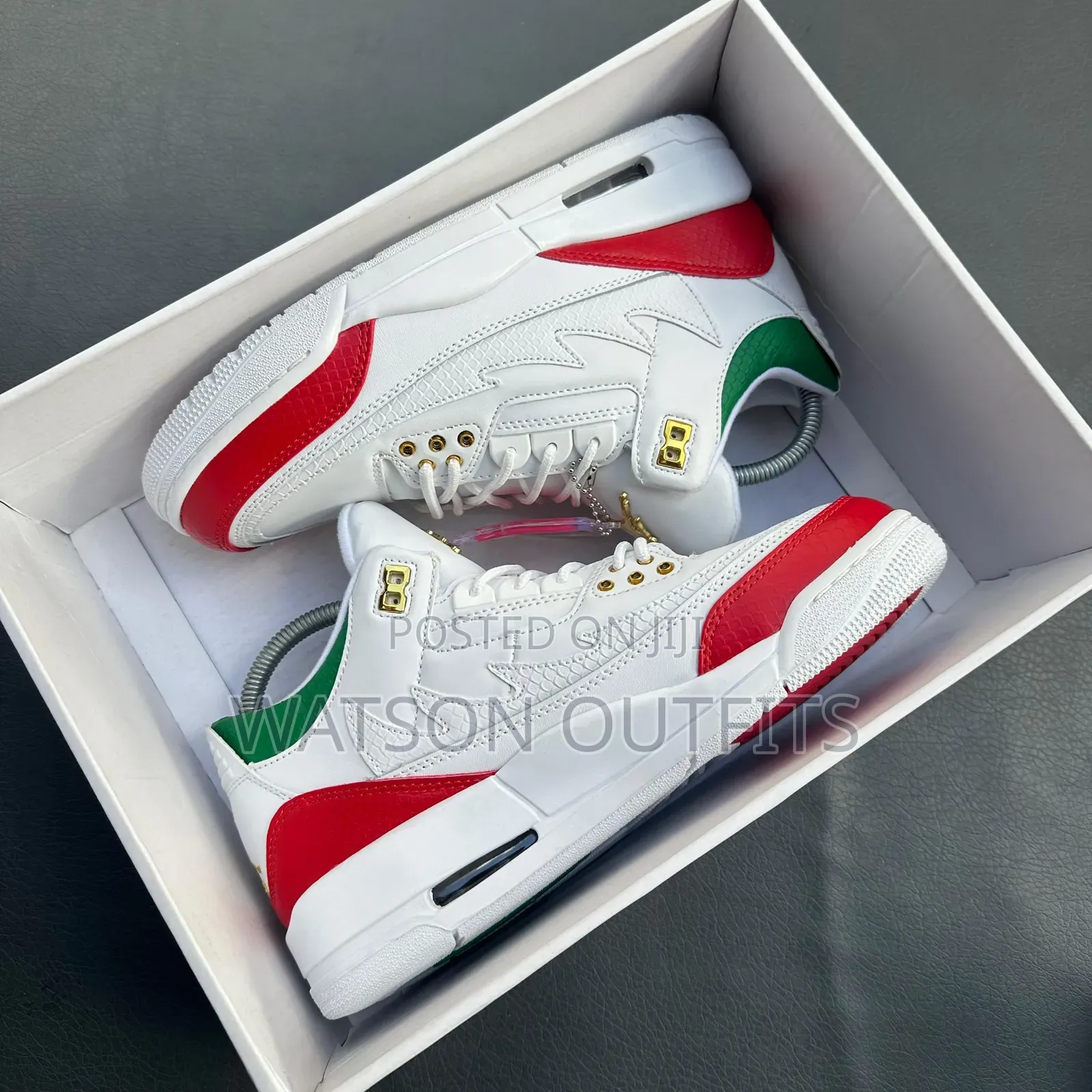 Men's Leather Shoes Air Jordan 3 and Brand New Very Stylish